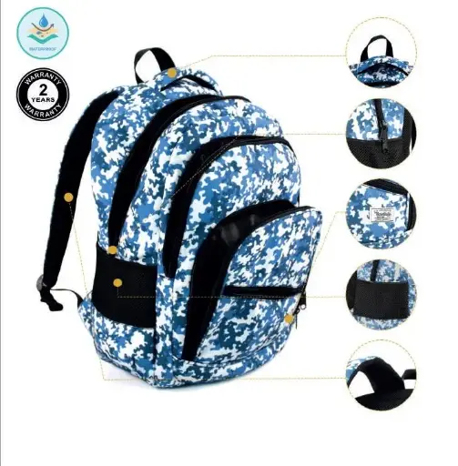 Teenpack sac a dos blue square