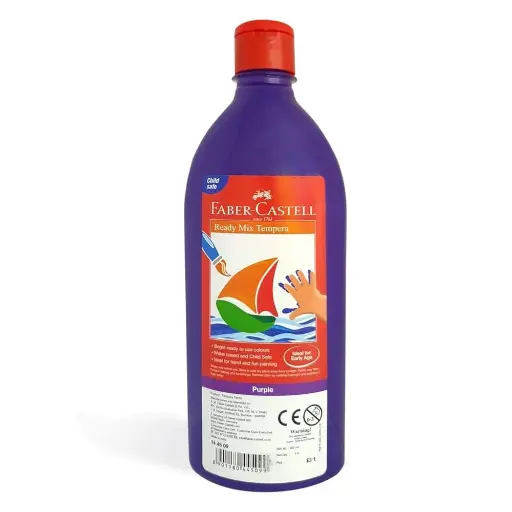 [144509] Faber-Castell Bouteille Gouache Peinture Tempera 500ml -VIOLET
