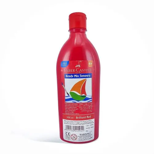 [144503] Faber-Castell Bouteille Gouache Peinture Tempera 500ml - ROSE
