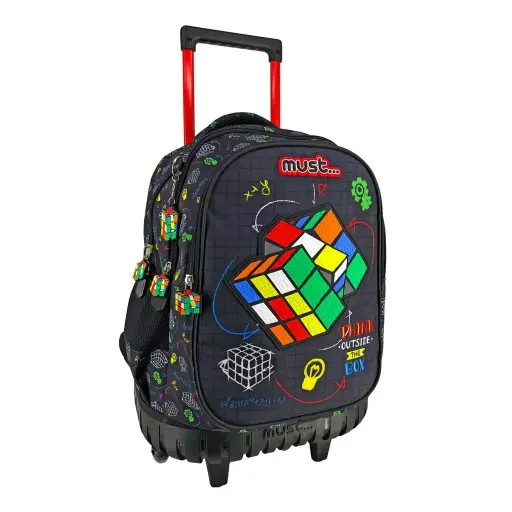  cartable Trolley Backpack 2 Part Outisde The Box Size 34X20X44Cm