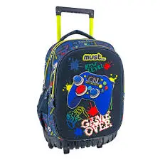 Trolley Backpack 2 Part Press Start Size 34X20X44Cm