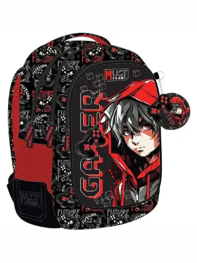   cartable Must Team 32x18x43 3Présidents Gamer