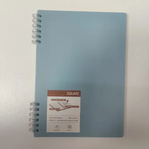 Spiral book 120 page A5 square