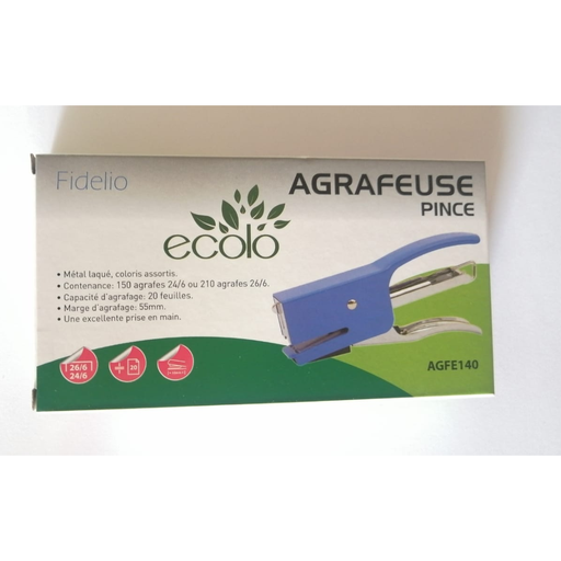 Agrafeuse à pince N°24/6 moyen écolo